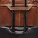 Castelijn & Beerens Pánská kožená taška na notebook 15,6" RFID 609472 koňak