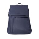 Estelle dámský kožený batoh do města 0145 tmavě modrý - přední strana batůžku