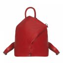 ESTELLE Dámský kožený batoh 1252 červený