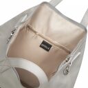 ESTELLE Dámský kožený batoh - kabelka 3v1 1409-31 světle šedá