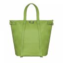 ESTELLE Dámský kožený batoh - kabelka 3v1 1409-75 zelená
