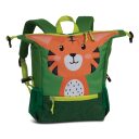 Dětský batůžek s tygříkem Fabrizio go green 20643-0700 zeleno-oranžový