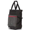 Nákupní taška na kolečkách 33 l PUNTA COOL 10411-0117 černá s antracitovou kapsou boční náhled