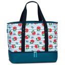 Fabrizio Dámská plážová taška s termo přihrádkou Sweet Summer 50409-4600 modrá s třešněmi