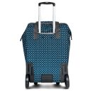 Fabrizio Punta Big Wheel nákupní taška na kolečkách 10303-5020 modro-bílá zadní strana