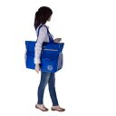 FABRIZIO Plážová taška XXL 50149-4600 modrá přes rameno 