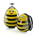 Heys Dětská sada batohu a kufru Travel Tots Lightweight Kids Bumble Bee 13030-3086-00 žlutá