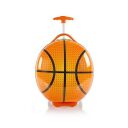 Heys Dětský skořepinový kufr na kolečkách Kids Sports Luggage Basketball 13092-3802-00 oranžová/černá