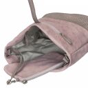 JOST Dámská kožená taška přes rameno TRECCIA 2591-995 růžovo-béžová