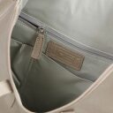 JOST Dámský kožený batoh - kabelka VIKA 1910 X-Change 3in1 béžový