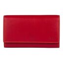 Dámská kožená peněženka PATCHI WALLET RFID 3001036.61.55 červená / multicolor - přední strana