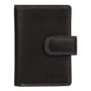 BURKELY PATCHI Kožená mini peněženka RFID 3001022.61.10 černá / multicolor