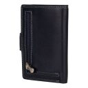 Patchi kožená minipeněženka / pouzdro na doklady RFID 3001022.61.30 modrá / multicolor - zadní strana