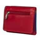 RFID kožená mini-peněženka BURKELY PATCHI 3001077.61.55 červená / multicolor