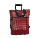 Nákupní taška na kolečkách PUNTA wheel 10008-0220 červeno-bílá