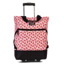 PUNTA wheel Nákupní taška na kolečkách 10008-2102 růžovo-červená