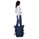 PUNTA wheel Nákupní taška na kolečkách 10008-5024 modrá fabrizio v ruce rukojeť