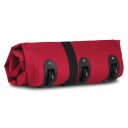 Skládací cestovní taška na kolečkách SOUTHWEST BOUND Budget 90l 30361-0200 červená - složená do rozměrů 38x17x10 cm