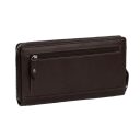 The Chesterfield Brand Dámská kožená peněženka RFID Halle C08.043201 hnědá zadní strana