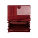 The Chesterfield Brand Dámská kožená peněženka RFID Hampton C08.037304 červená přihrádky na bankovky