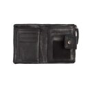 The Chesterfield Brand Dámská kožená peněženka RFID Metz C08.043700 černá vnitřní uspořádání