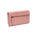 The Chesterfield Brand Dámská kožená peněženka RFID Montreal C08.043609 růžová zadní strana