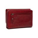The Chesterfield Brand Dámská kožená peněženka RFID Rhodos C08.044504 červená zadní přihrádka