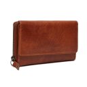 The Chesterfield Brand Dámská kožená peněženka RFID Rhodos C08.044531 koňaková