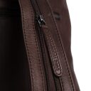 The Chesterfield Brand Dámský kožený batoh do města Claire C58.023501 hnědý zip ramenního popruhu