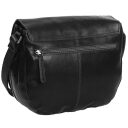 The Chesterfield Brand Klopová kožená kabelka přes rameno Millie C48.111600 černá