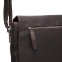 kozena kabelka s klopou chesterfield rubio hneda