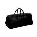 The Chesterfield Brand Kožená cestovní taška na kolečkách C20.002700 JAYVEN černá