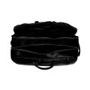 The Chesterfield Brand Kožená cestovní taška na kolečkách C20.002700 JAYVEN černá vnitřní přihrádky