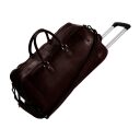 The Chesterfield Brand Kožená cestovní taška na kolečkách C20.002701 JAYVEN hnědá