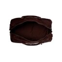 The Chesterfield Brand Kožená cestovní taška - weekender C20.000401 William hnědá přihrádky