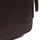 The Chesterfield Brand Kožená crossbody taška Riga C58.028401 hnědá logo