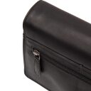 Dámská kožená kabelka The Chesterfield Brand Lucca C48.127000 černá - zipová přihrádka na zadní straně