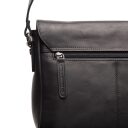 The Chesterfield Brand kožená kabelka přes rameno s klopou Montana C48.126200 černá - detail zipu