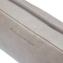 The Chesterfield Brand kožená toaletní kosmetická taška / etue Marina C08.048508 šedá - detail