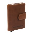 The Chesterfield Brand Kožená peněženka - pouzdro na karty RFID C08.038131 Loughton koňak