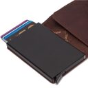 The Chesterfield Brand Kožená peněženka - pouzdro na karty RFID C08.044101 Paris hnědá