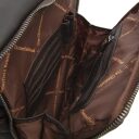 The Chesterfield Brand Kožená taška přes rameno na doklady Alva C48.095501 hnědá vnitřní uspořádání