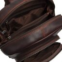 The Chesterfield Brand Kožený batoh do města Santana C58.030000 hnědý vnitřní přihrádky