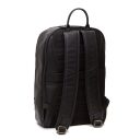 The Chesterfield Brand Kožený batoh s přihrádkou na notebook 15,6“ Bangkok C58.031000 černý - polstrovaná záda s mesh podšívkou