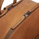The Chesterfield Brand Kožený batoh s přihrádkou na notebook 15,6“ Bangkok C58.031031 koňakový - detail dvojcestného zipu