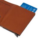 The Chesterfield Brand Malá kožená peněženka - pouzdro na karty RFID C08.045631 Frankfurt koňak