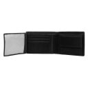 Pánská kožená peněženka RFID The Chesterfield Brand Timo C08.017300 černá otevřená