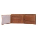 Pánská kožená peněženka RFID The Chesterfield Brand Timo C08.017331 koňak přihrádky