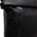 The Chesterfield Brand kožený roll top batoh na notebook Liverpool C58.030900 černý - detail zipu