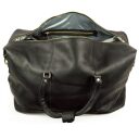XL cestovní taška z hovězí kůže Jahn-Tasche 697 černá